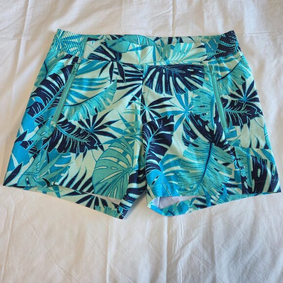 Columbia  PFG Tidal II Shorts in a blue tropical print. - Picture 3 of 10